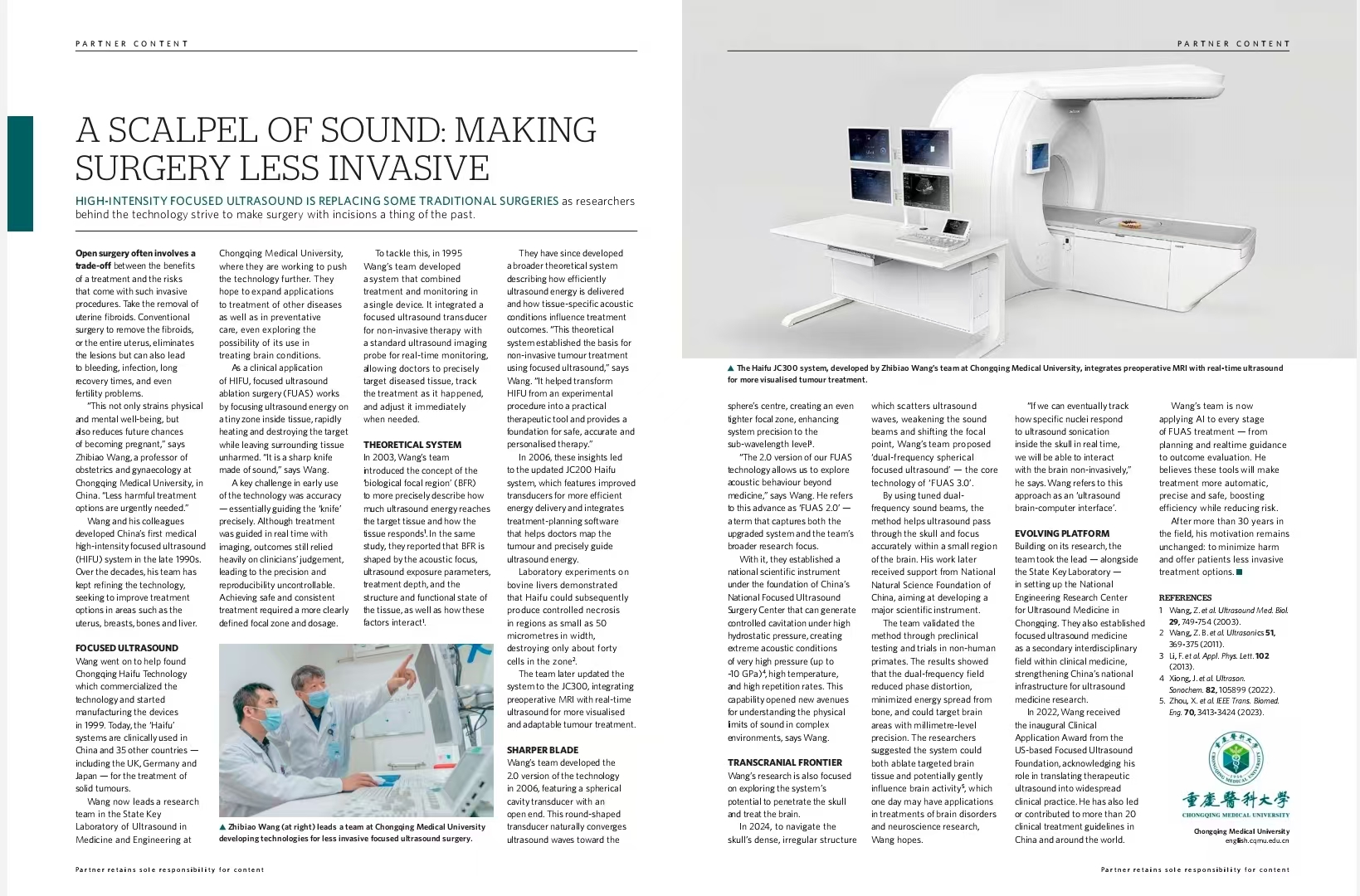 HAIFU’s Innovation Featured by Nature